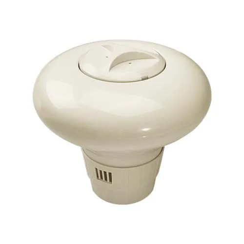 Clorinador flotante Emaux CE501 para pastillas de cloro, de color blanco con tapa regulable