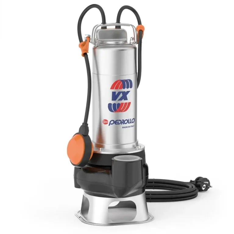 Electrobomba sumergible Pedrollo VX con rodete vortex para aguas servidas