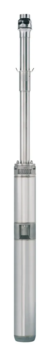 Bomba sumergible Nastec 4HS MultiPower de 4 pulgadas con inverter integrado, en acero inoxidable