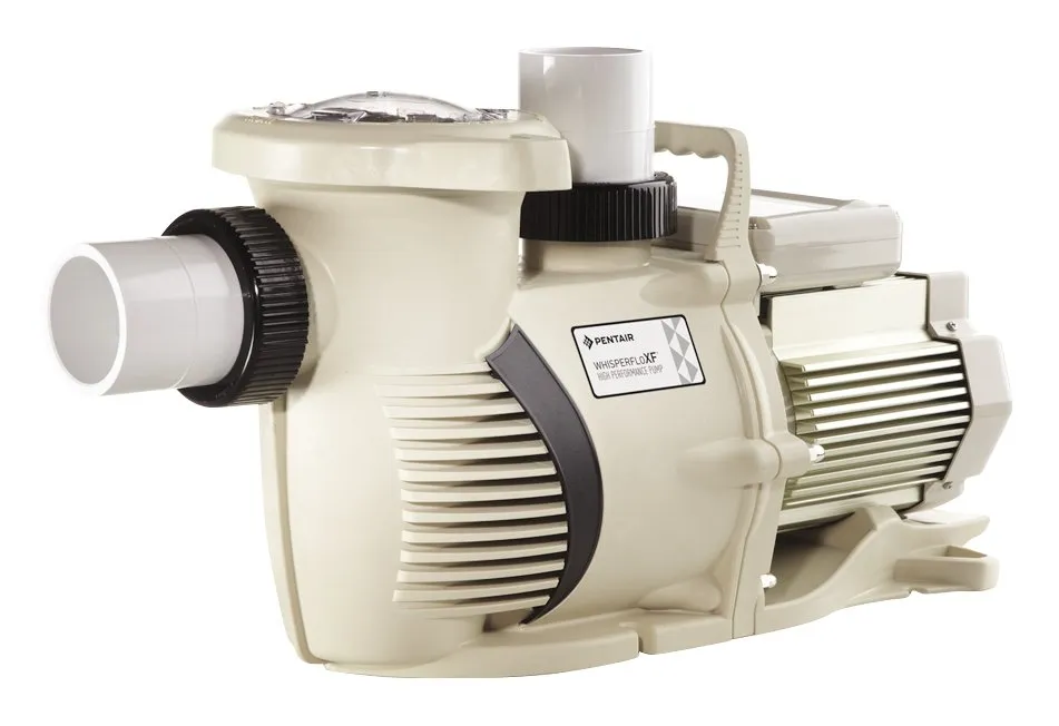 Bomba para piscina Pentair WhisperFlo XF de alto rendimiento con prefiltro