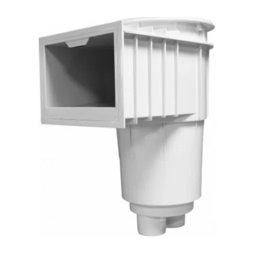 Skimmer para piscina de boca ancha color blanco