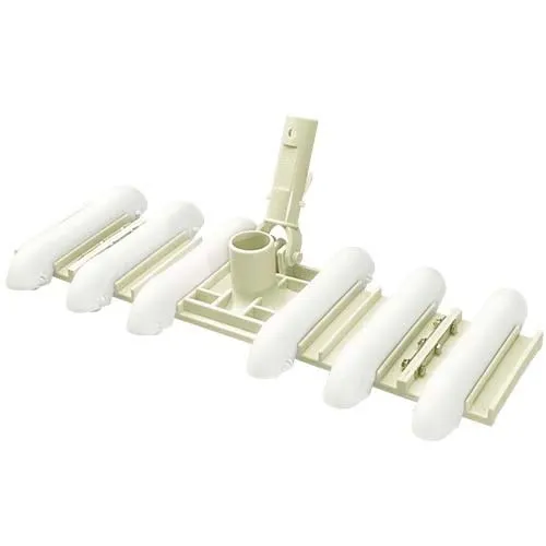 Cabezal aspirador flexible Emaux CE305 de 19 pulgadas con rodillos blancos